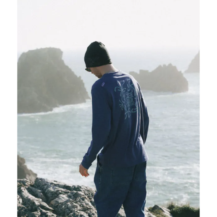 Oxbow Long sleeves t-shirt - Vintage Indigo