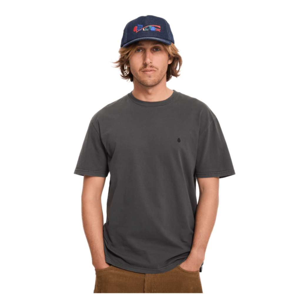 Volcom Solid Stone EMB Blanks T-Shirt - Black