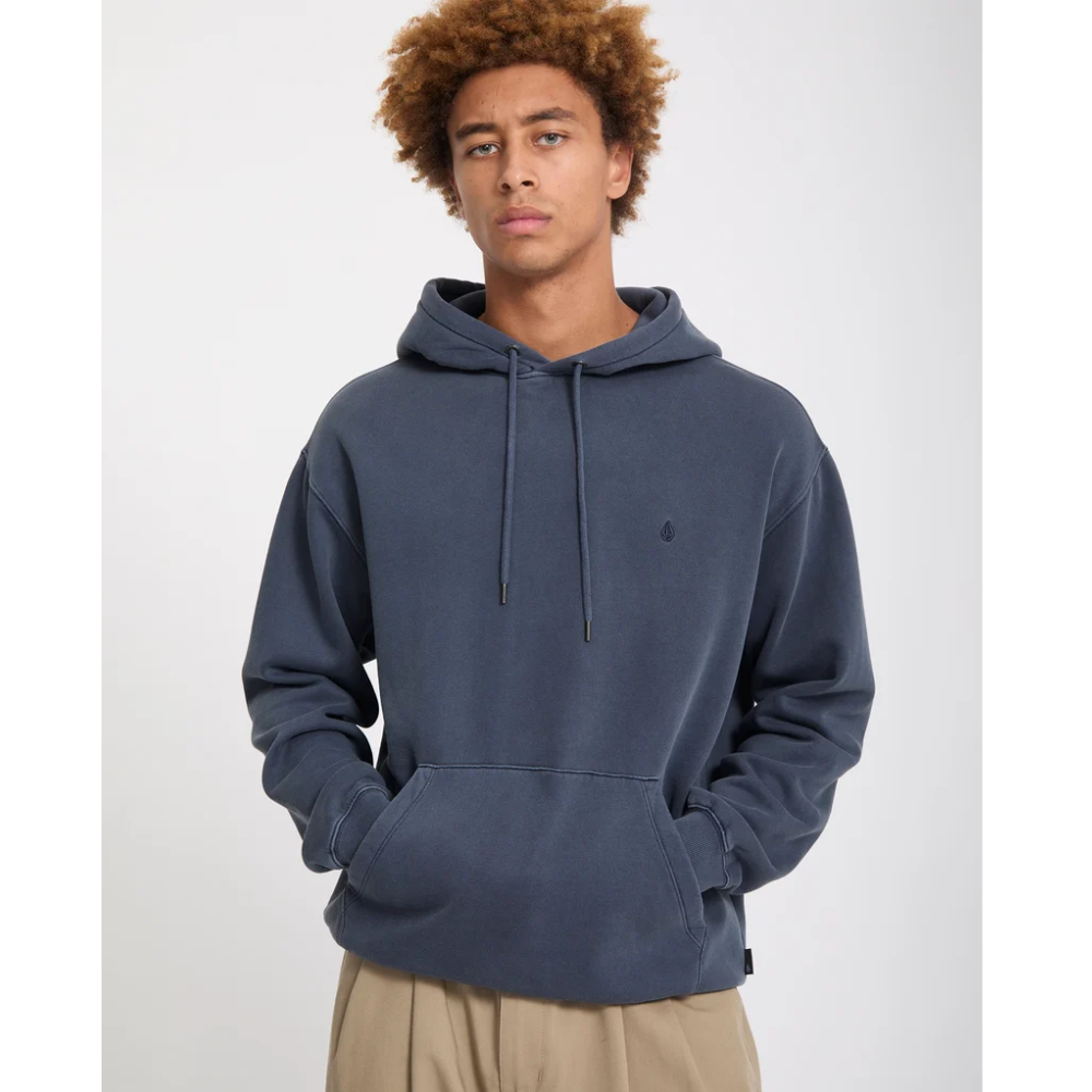Volcom SINGLE STONE PW PO Hoodie  - SRB Rinsed Black