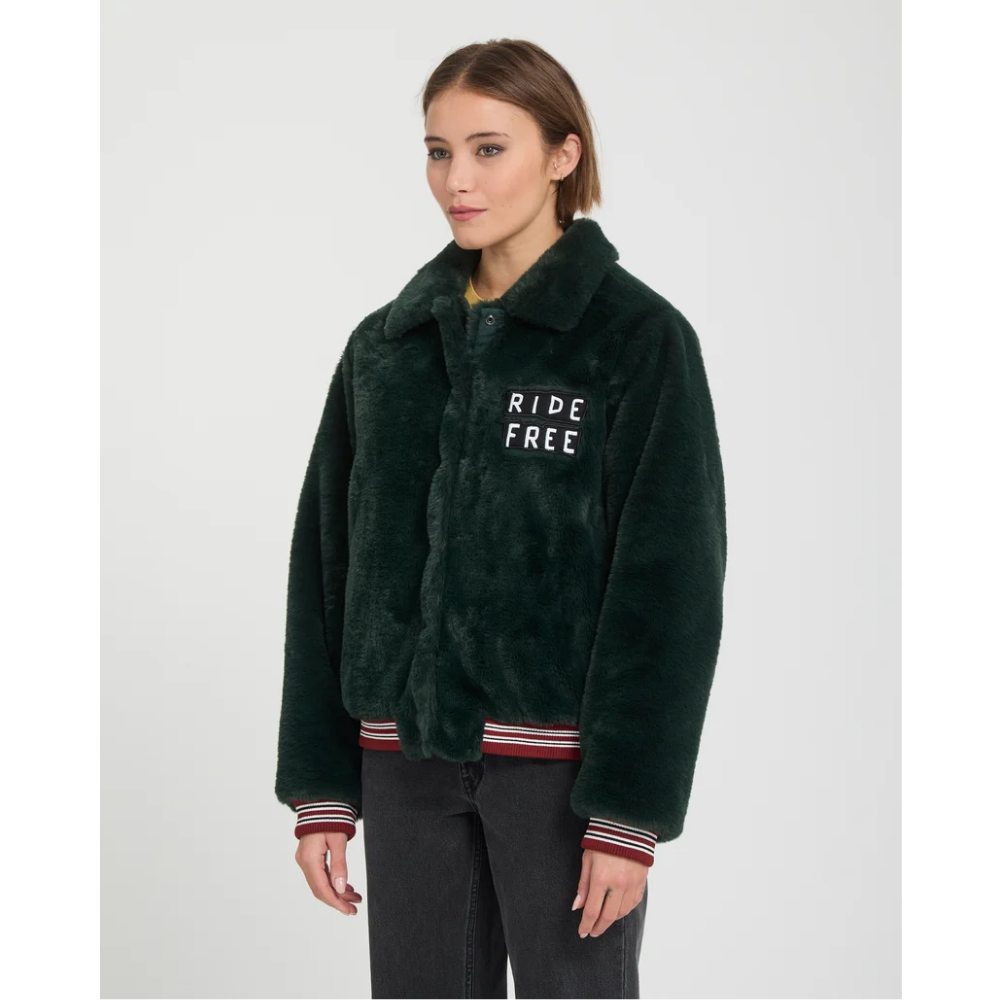 Volcom Ozzy Women Jacke - Scarab Green