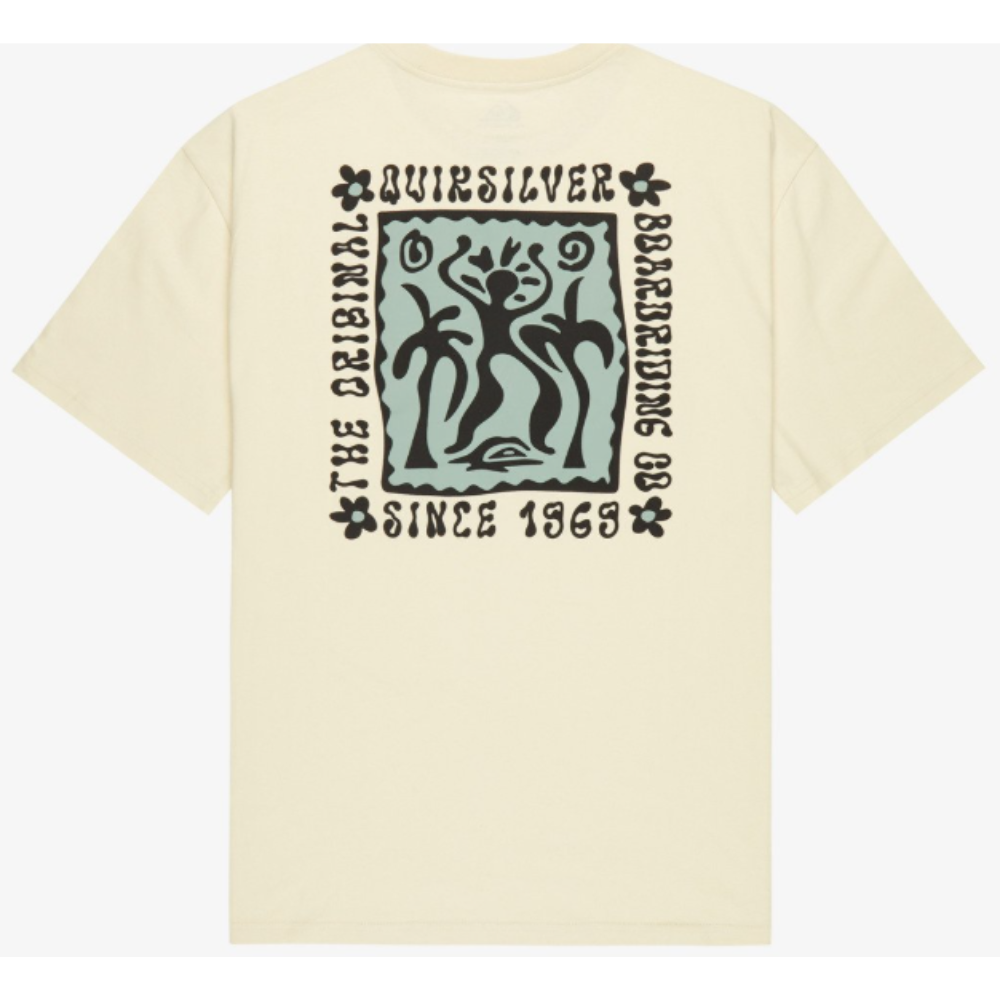 Quicksilver Serenity Splash - T-Shirt für Männer - WBS0 Bone White