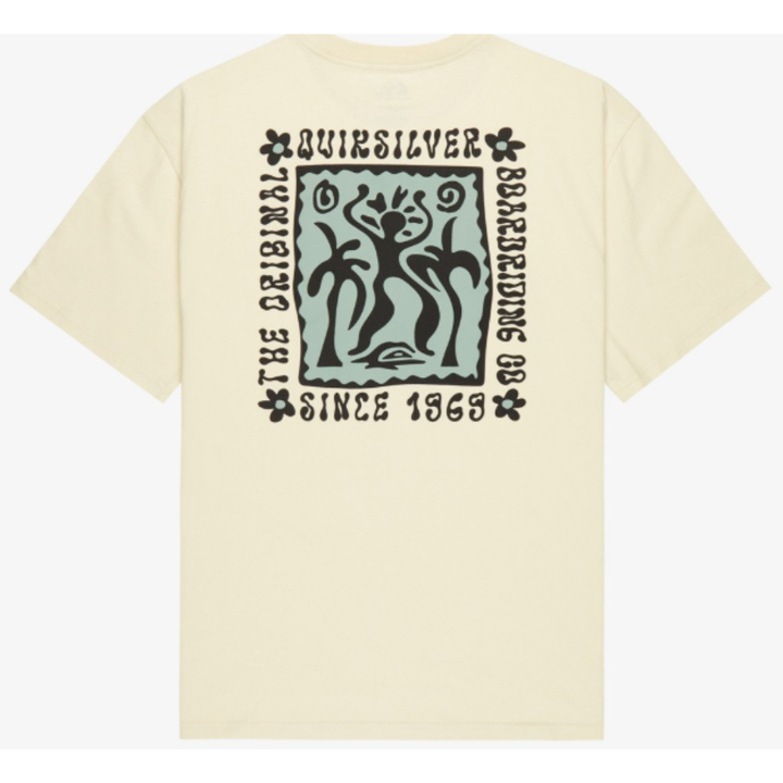 Quicksilver Serenity Splash - T-Shirt für Männer - WBS0 Bone White