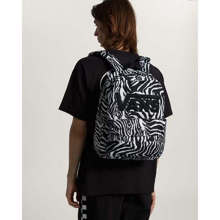 VANS Old Skool Drop V RUCKSACK - BLACK WHITE Zebra