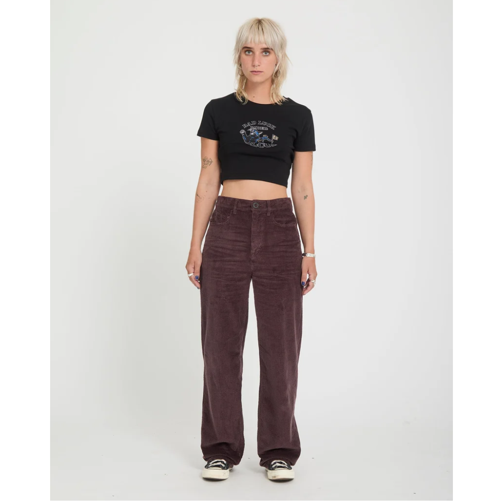 Volcom Weellow II Cordhose - Raisin