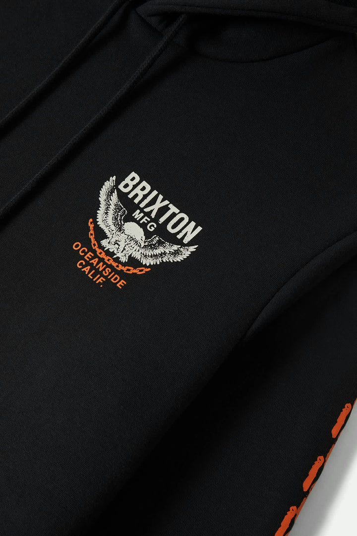 Brixton Waller Hoodie - Black