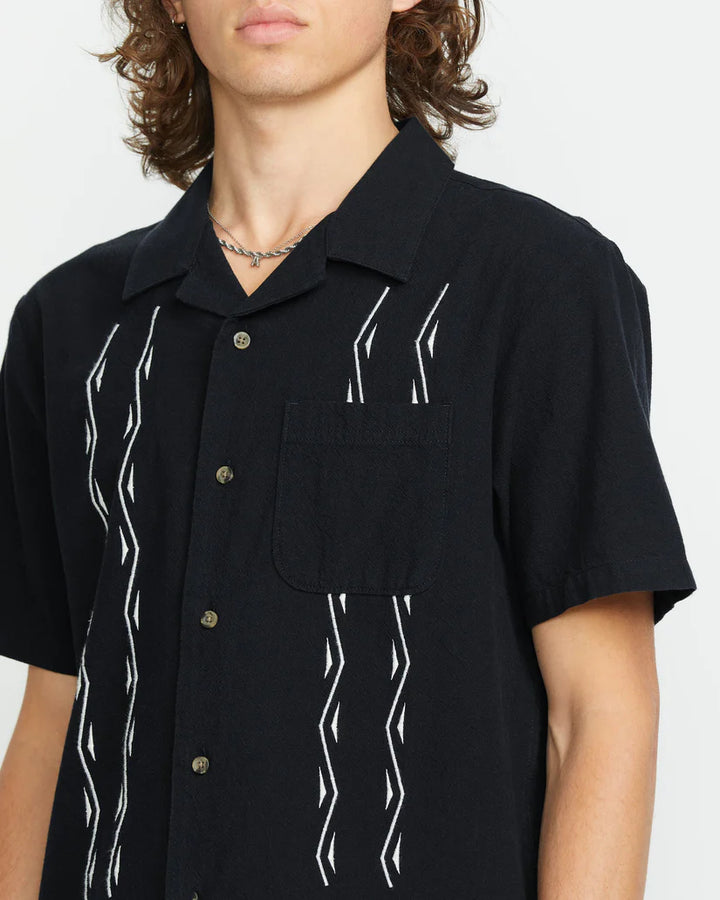Volcom Bayamostone Shirt Hemd - Black
