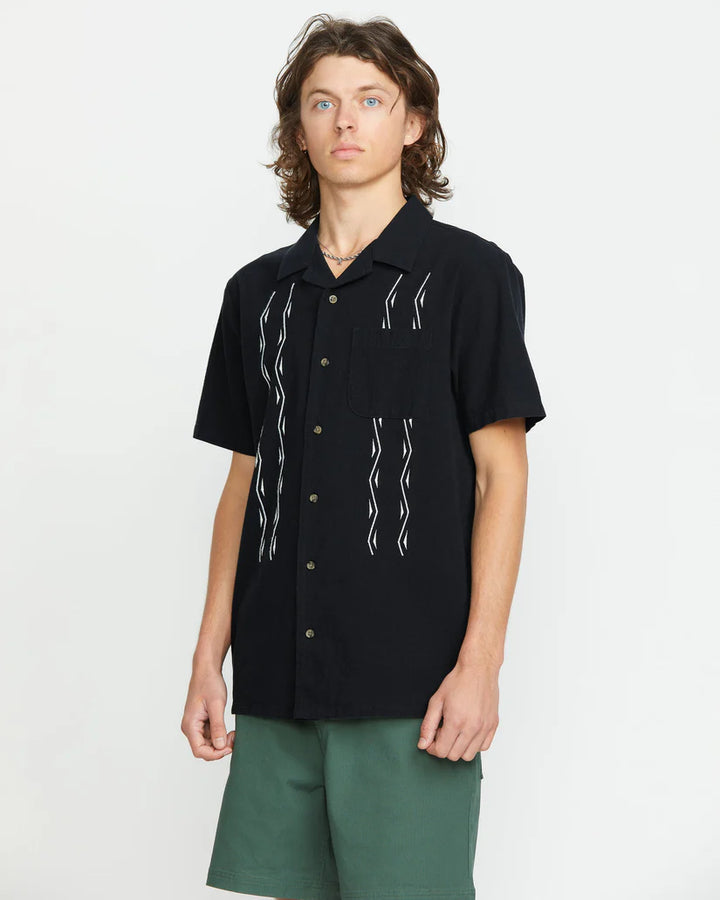 Volcom Bayamostone Shirt Hemd - Black