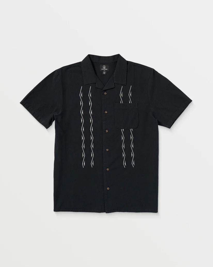 Volcom Bayamostone Shirt Hemd - Black