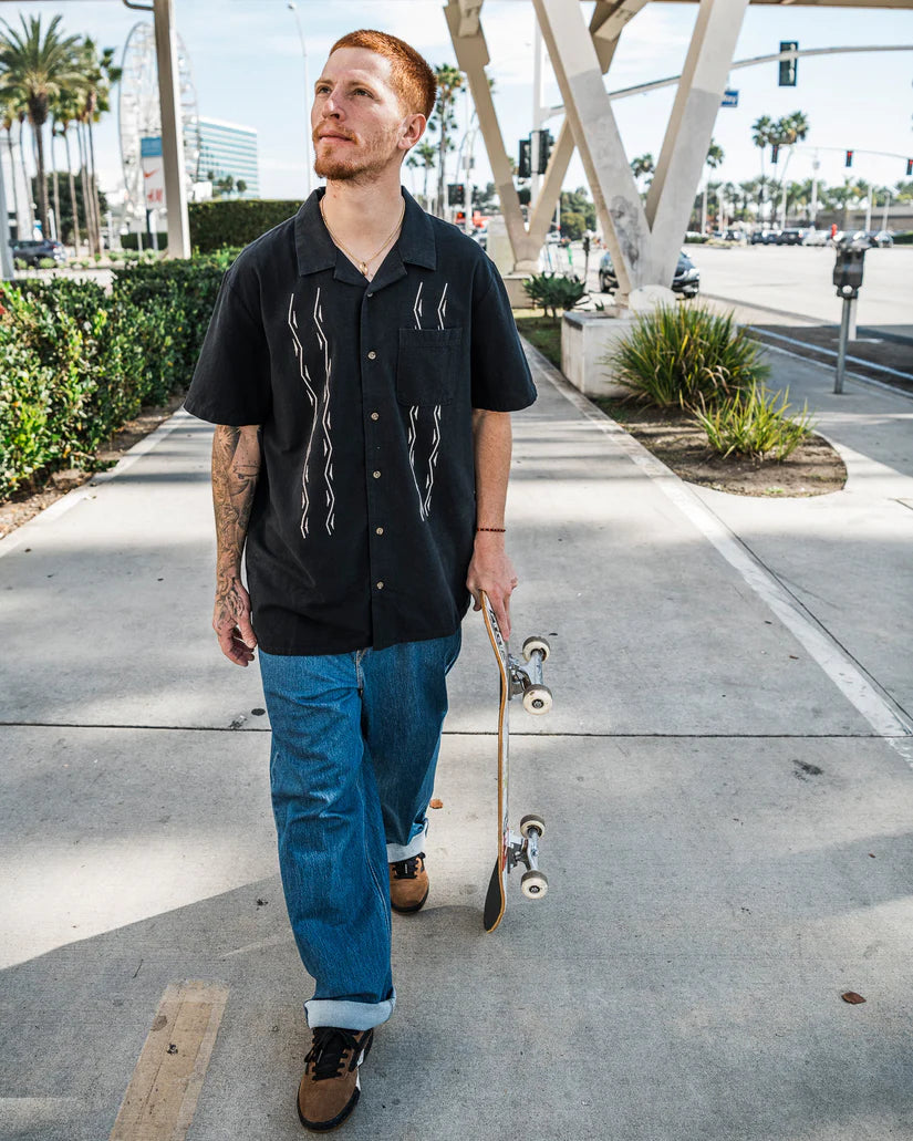 Volcom Bayamostone Shirt Hemd - Black