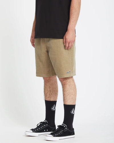 Volcom Outer Spaced Cord Short 21 - Khaki