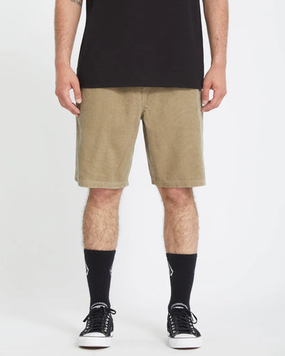 Volcom Outer Spaced Cord Short 21 - Khaki