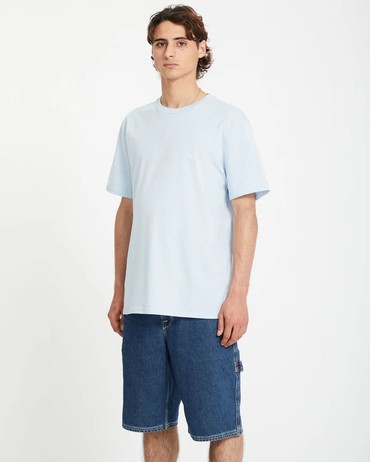 Volcom Stone Blanks BSC T-Shirt - Carolina Blue
