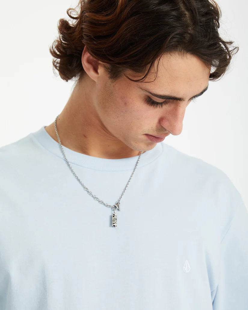 Volcom Stone Blanks BSC T-Shirt - Carolina Blue