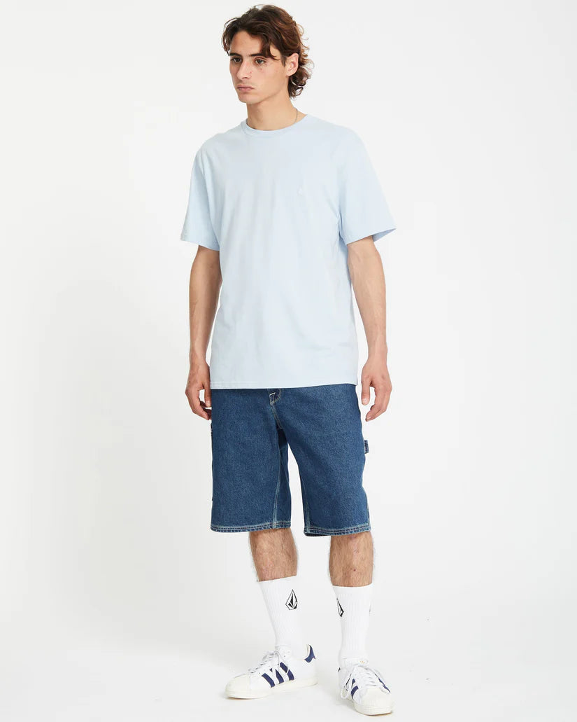 Volcom Stone Blanks BSC T-Shirt - Carolina Blue