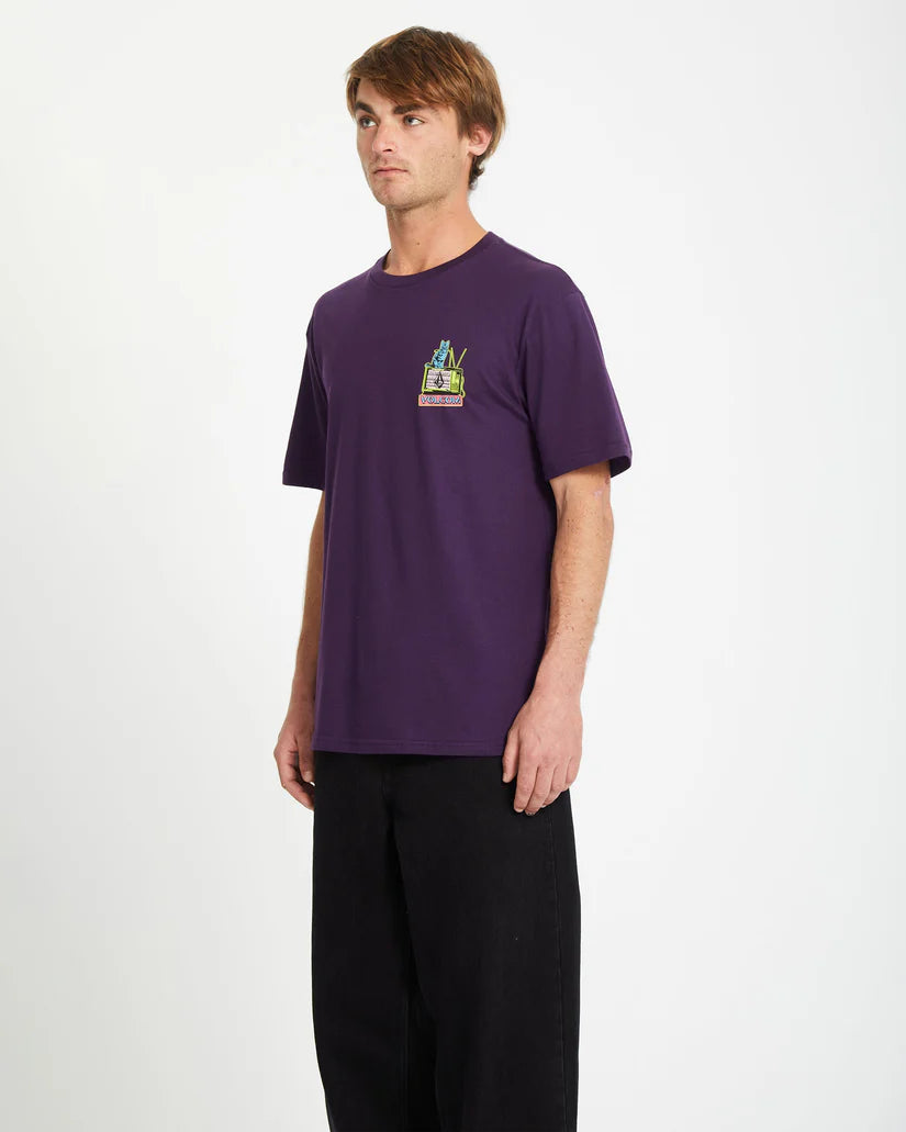 Volcom CaTV T-Shirt - Grape Royale