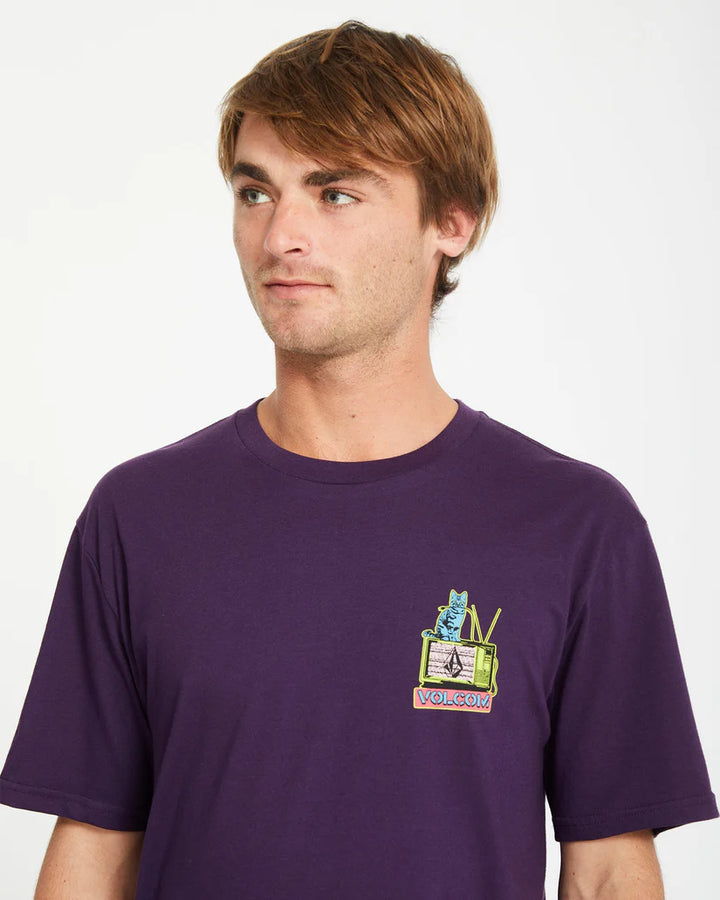 Volcom CaTV T-Shirt - Grape Royale