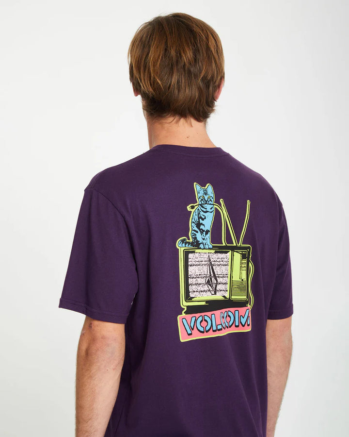 Volcom CaTV T-Shirt - Grape Royale