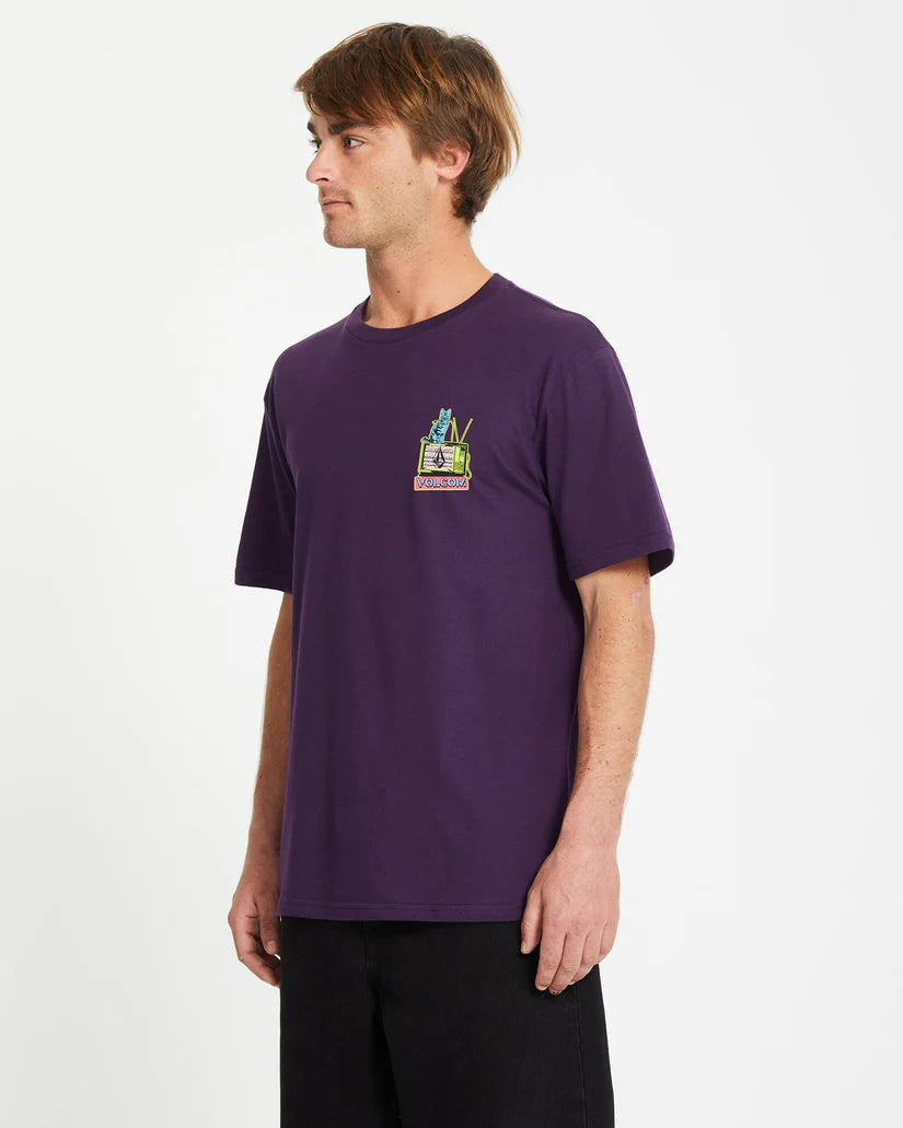 Volcom CaTV T-Shirt - Grape Royale