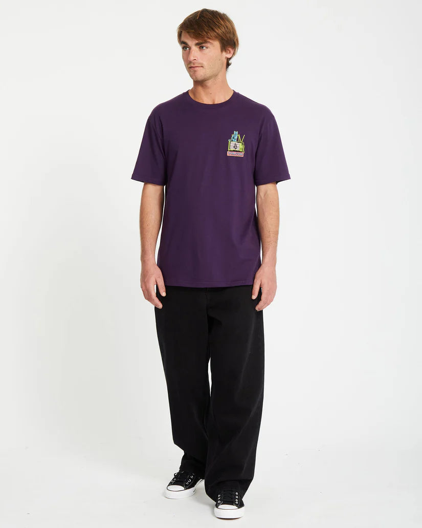 Volcom CaTV T-Shirt - Grape Royale