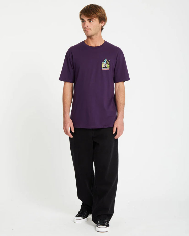Volcom CaTV T-Shirt - Grape Royale