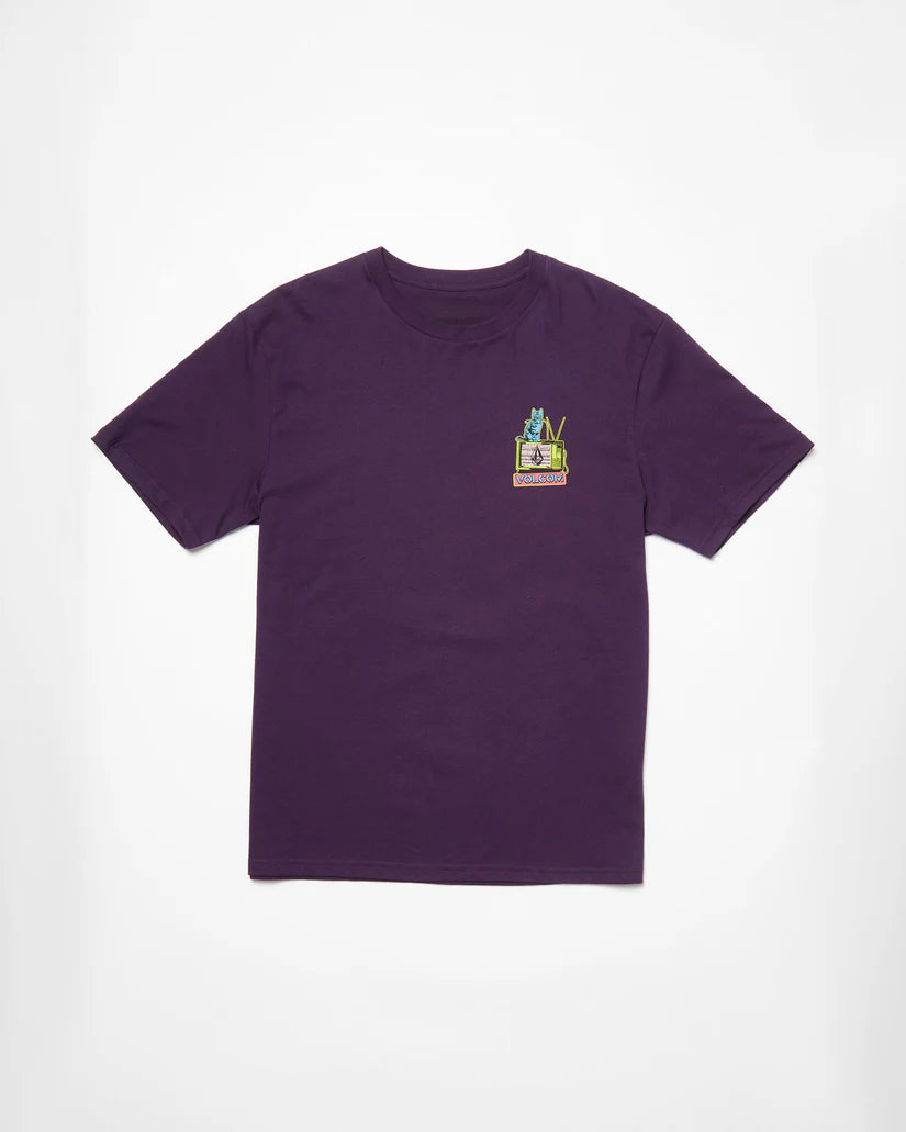 Volcom CaTV T-Shirt - Grape Royale