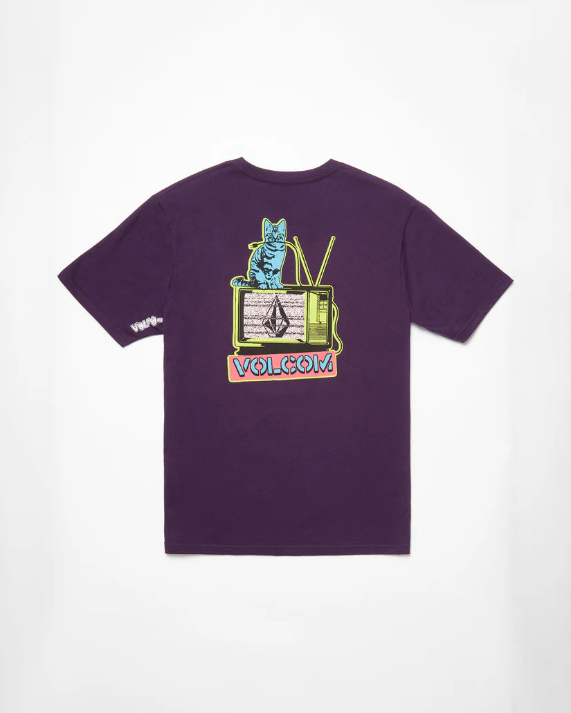 Volcom CaTV T-Shirt - Grape Royale