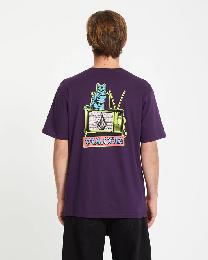 Volcom CaTV T-Shirt - Grape Royale