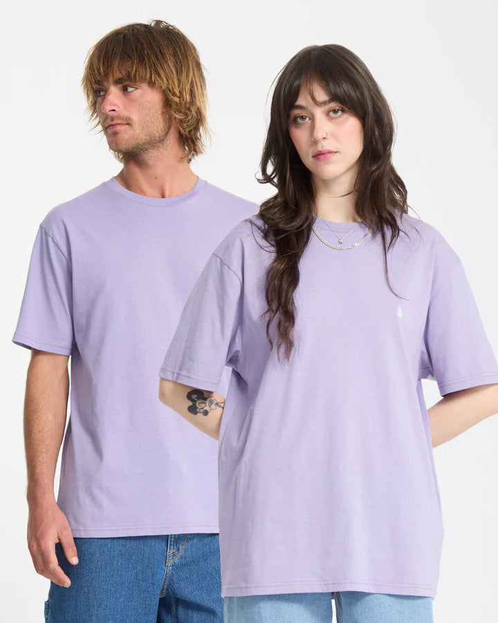 Volcom Stone Blanks T-Shirt - Purple Ash