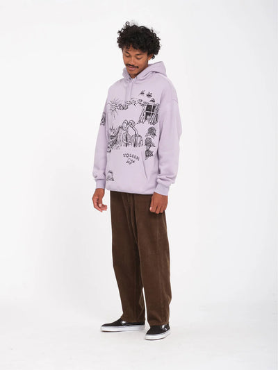 Volcom FA Keutchi PO 2 Hoodie - Light Purple