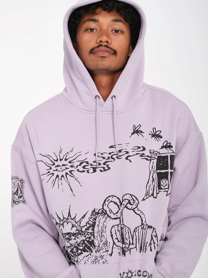 Volcom FA Keutchi PO 2 Hoodie - Light Purple