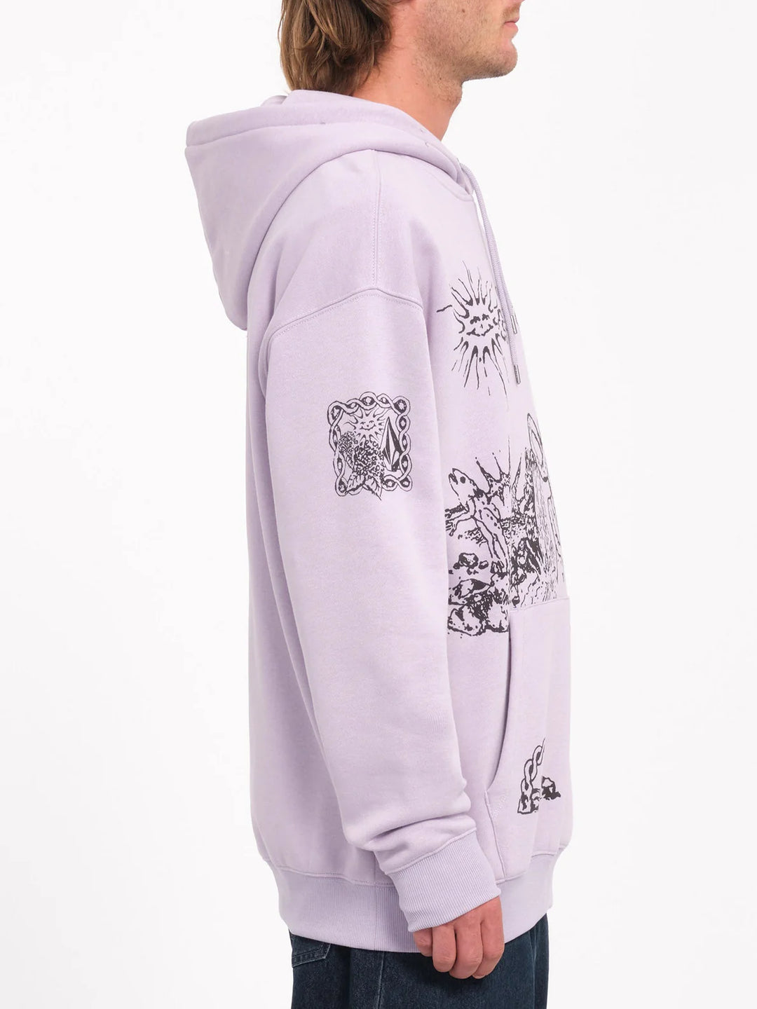 Volcom FA Keutchi PO 2 Hoodie - Light Purple
