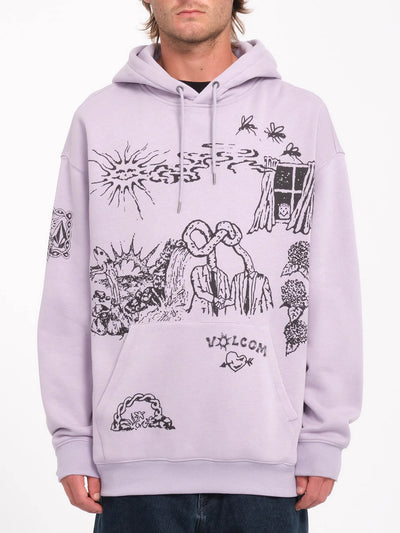 Volcom FA Keutchi PO 2 Hoodie - Light Purple