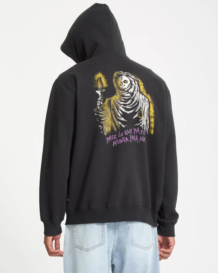 Nunca Passa Hoodie - Antique Black