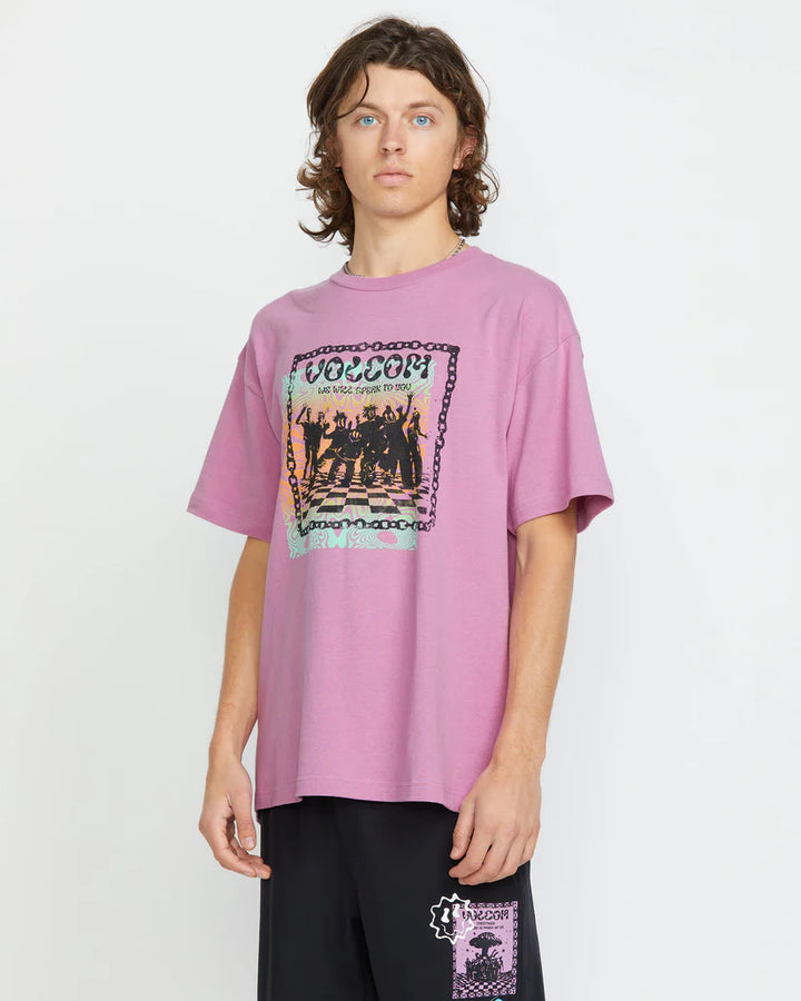 Volcom FA Filip 1 Rygalski T-Shirt - Steel Purple