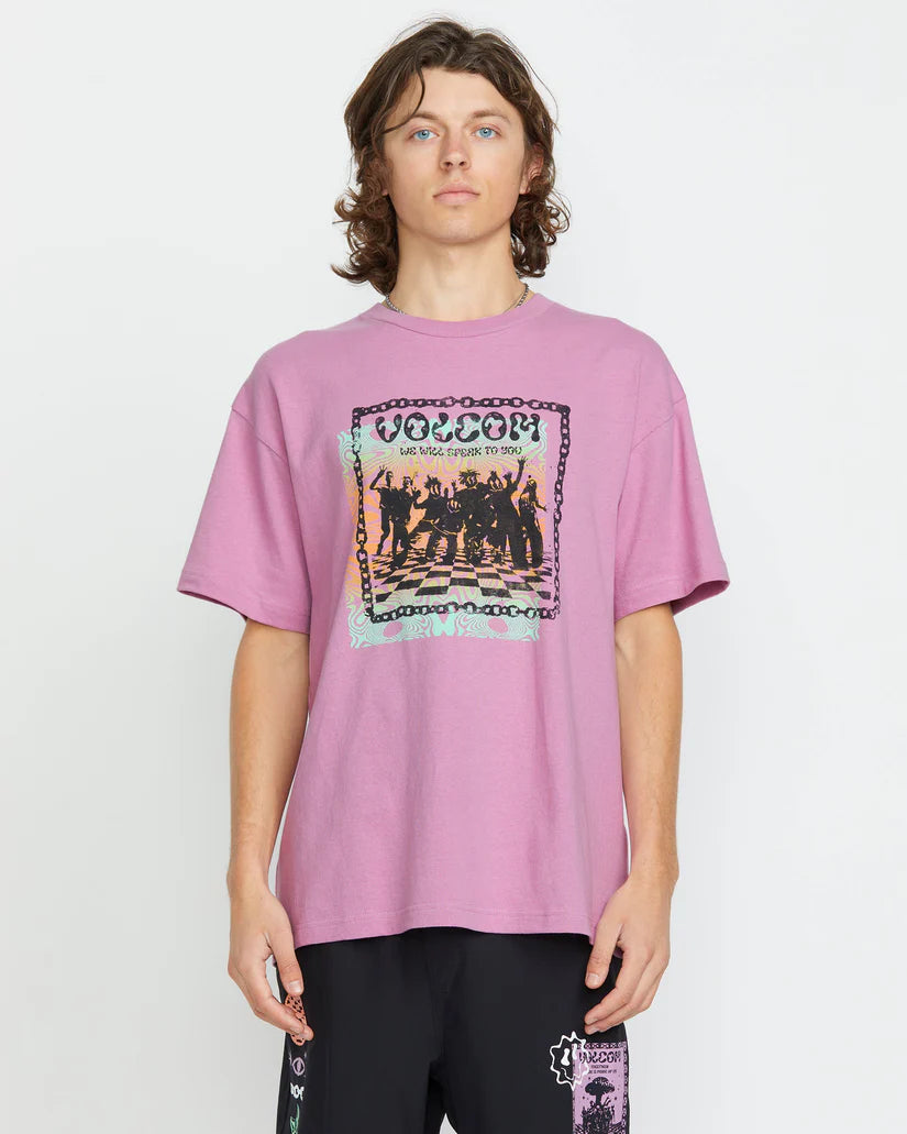 Volcom FA Filip 1 Rygalski T-Shirt - Steel Purple