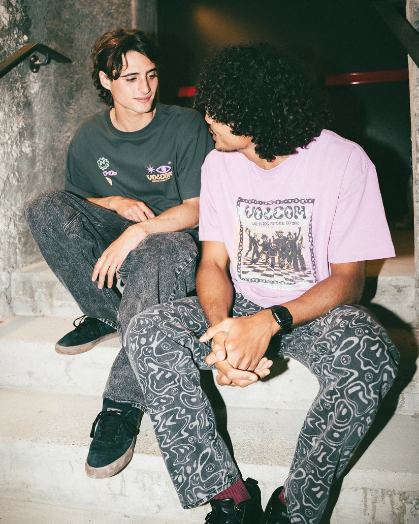 Volcom FA Filip 1 Rygalski T-Shirt - Steel Purple