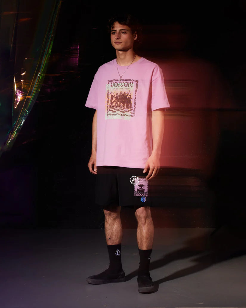 Volcom FA Filip 1 Rygalski T-Shirt - Steel Purple