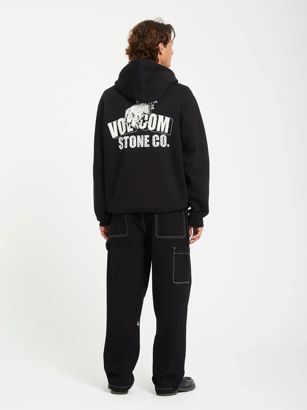 Volcom Watanite Zip Hoodie - Black