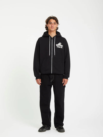 Volcom Watanite Zip Hoodie - Black