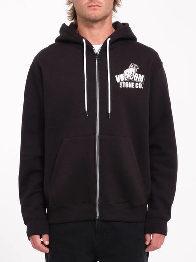 Volcom Watanite Zip Hoodie - Black