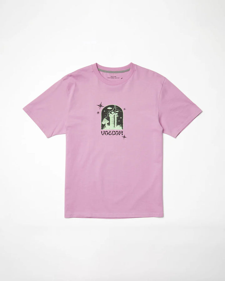 Volcom FA Filip 2 Rygalski T-Shirt Glow In The Dark - Steel Purple