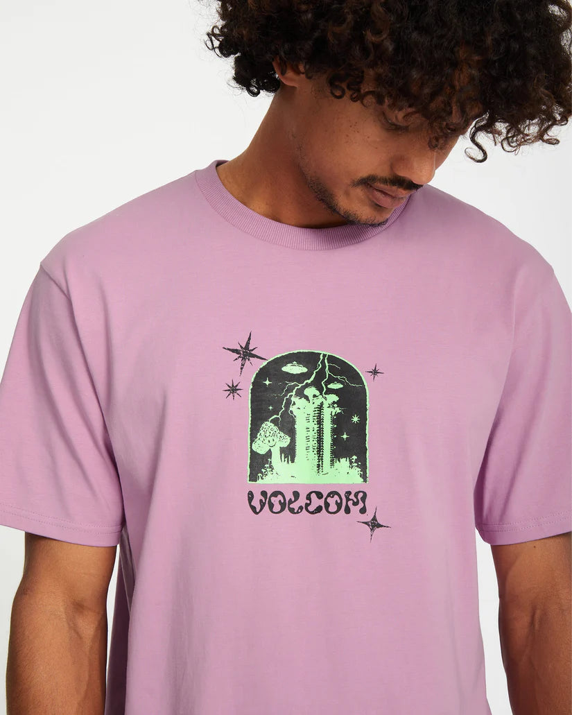 Volcom FA Filip 2 Rygalski T-Shirt Glow In The Dark - Steel Purple