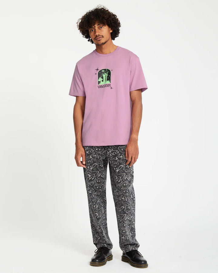 Volcom FA Filip 2 Rygalski T-Shirt Glow In The Dark - Steel Purple