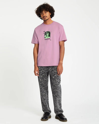 Volcom FA Filip 2 Rygalski T-Shirt Glow In The Dark - Steel Purple