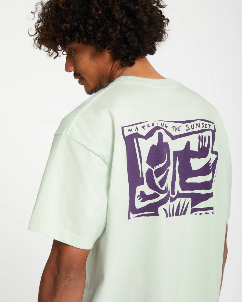 Volcom Flowatch T-Shirt - Cloud Blue