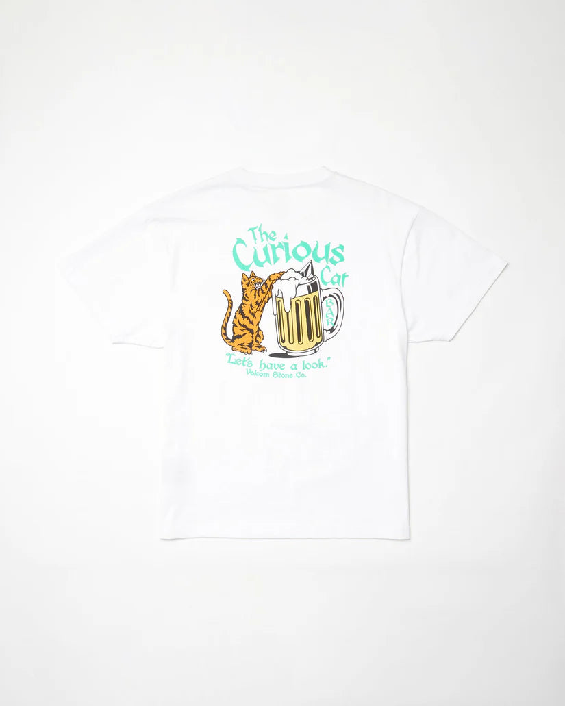 Volcom Curious Cat T-Shirt - White
