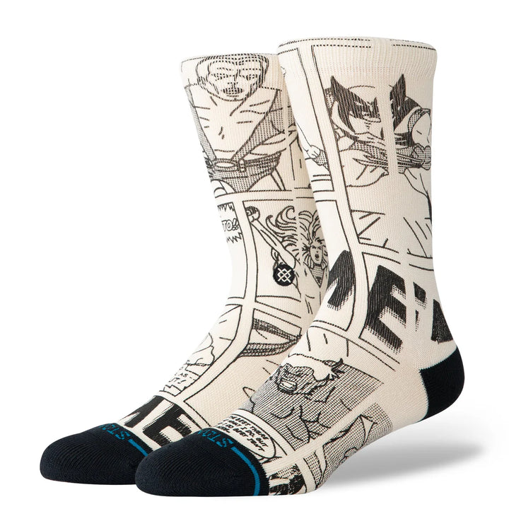 Stance GOOD VS BAD CREW SOCKEN Blackwhite