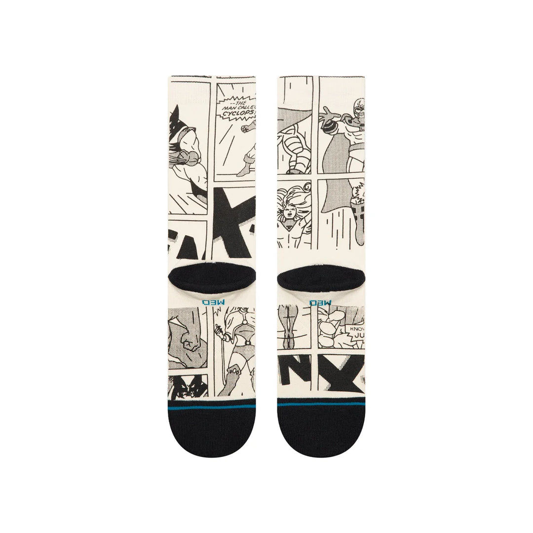 Stance GOOD VS BAD CREW SOCKEN Blackwhite