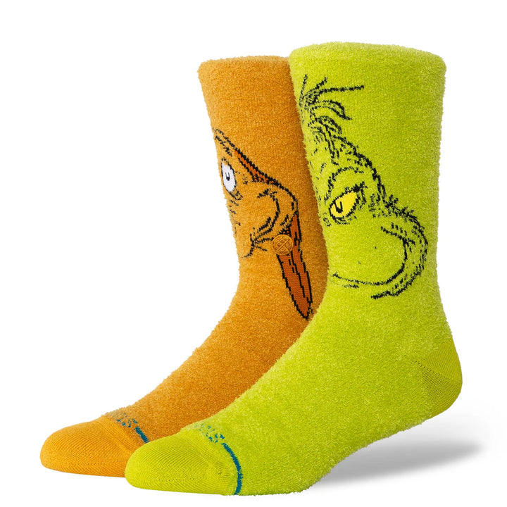 Stance GRINCH AND MAX SOCKEN Green & Orange