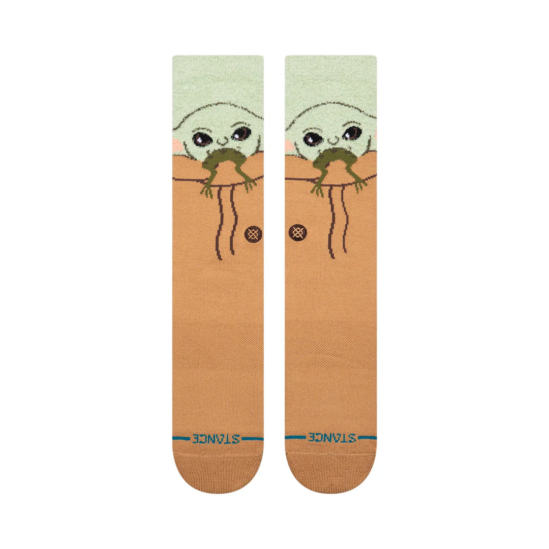 Stance x Star Wars GROGU HUNGRY CREW SOCKEN Green